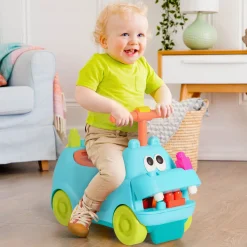 B.Toys Locbloc Hippo Ride-On with Blocks – JEŹDZIK-HIPCIO z klockami