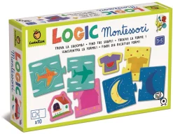 Ludattica LOGIC Montessori - gra, układanka - KSZTAŁTY