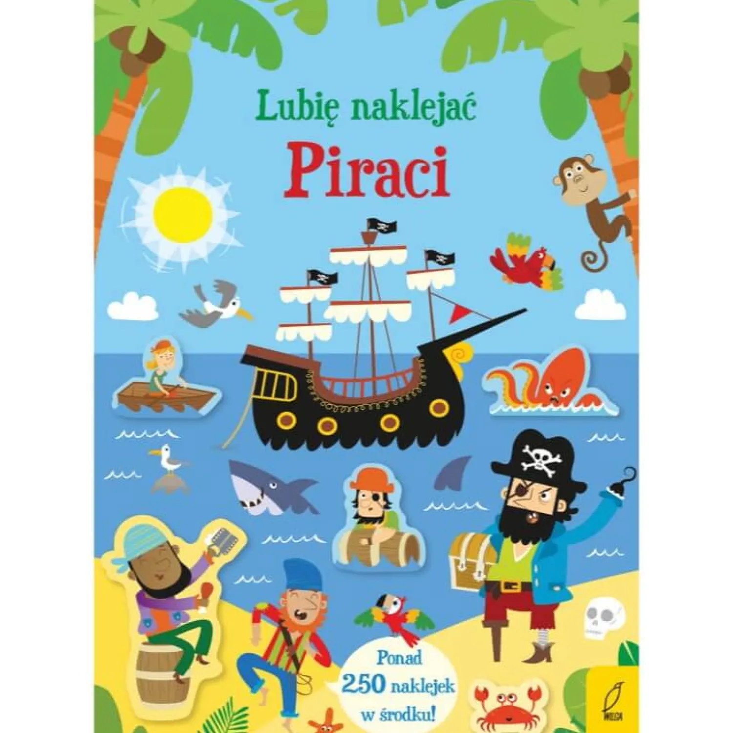 Wydawnictwo Wilga Lubię naklejać. Piraci