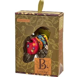 B.Toys LucKeys – zestaw kluczy samochodowych z pilotem CZERWONY