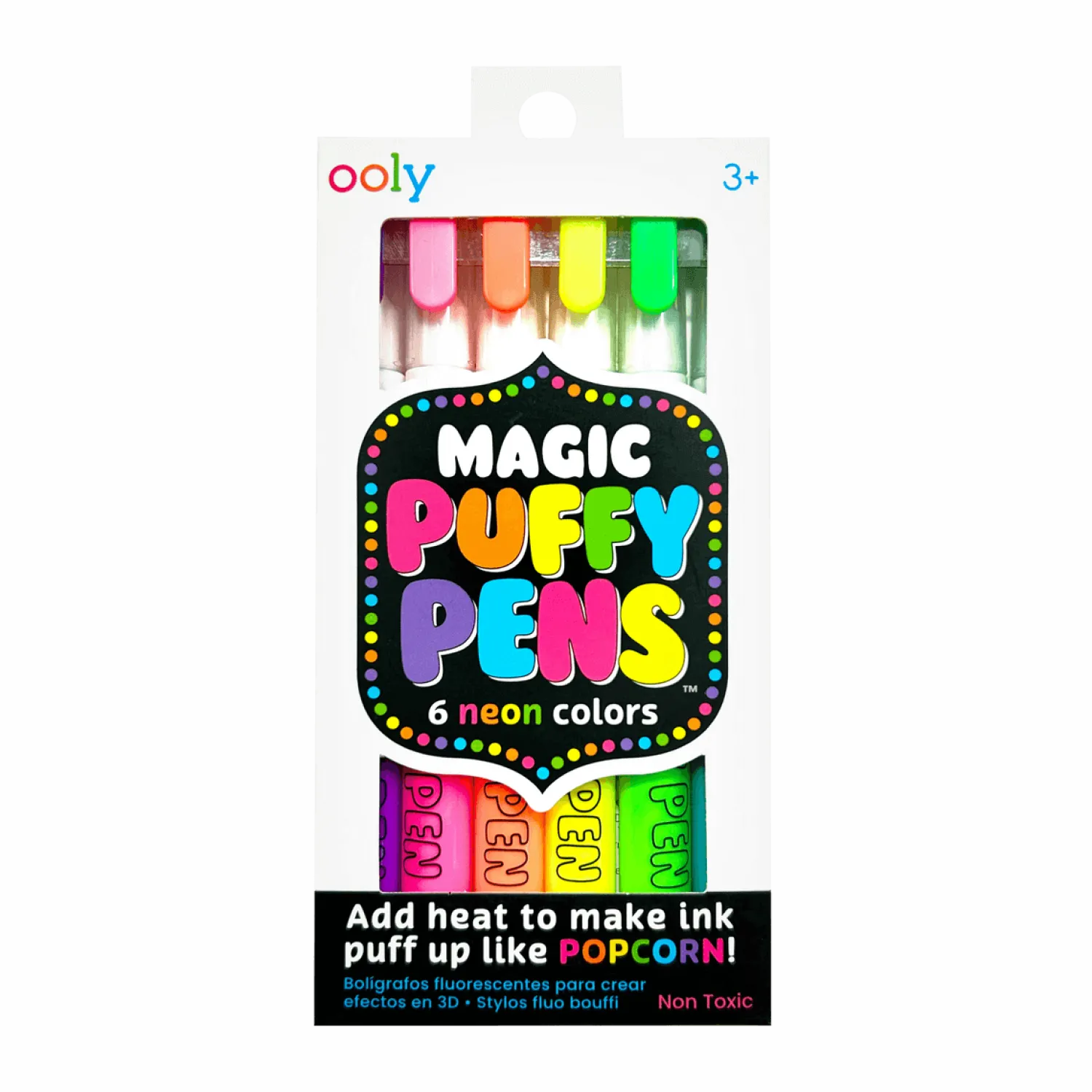 Ooly Magicznie Puchnące Flamastry z Efektem 3D, Magic Puffy