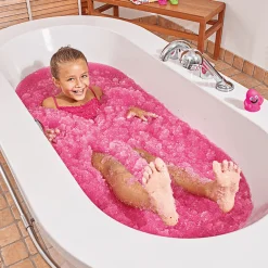 Zimpli Kids Magiczny proszek do kąpieli Gelli Baff - różowy i pomarańczowy, 4 użycia, 3+, 620g