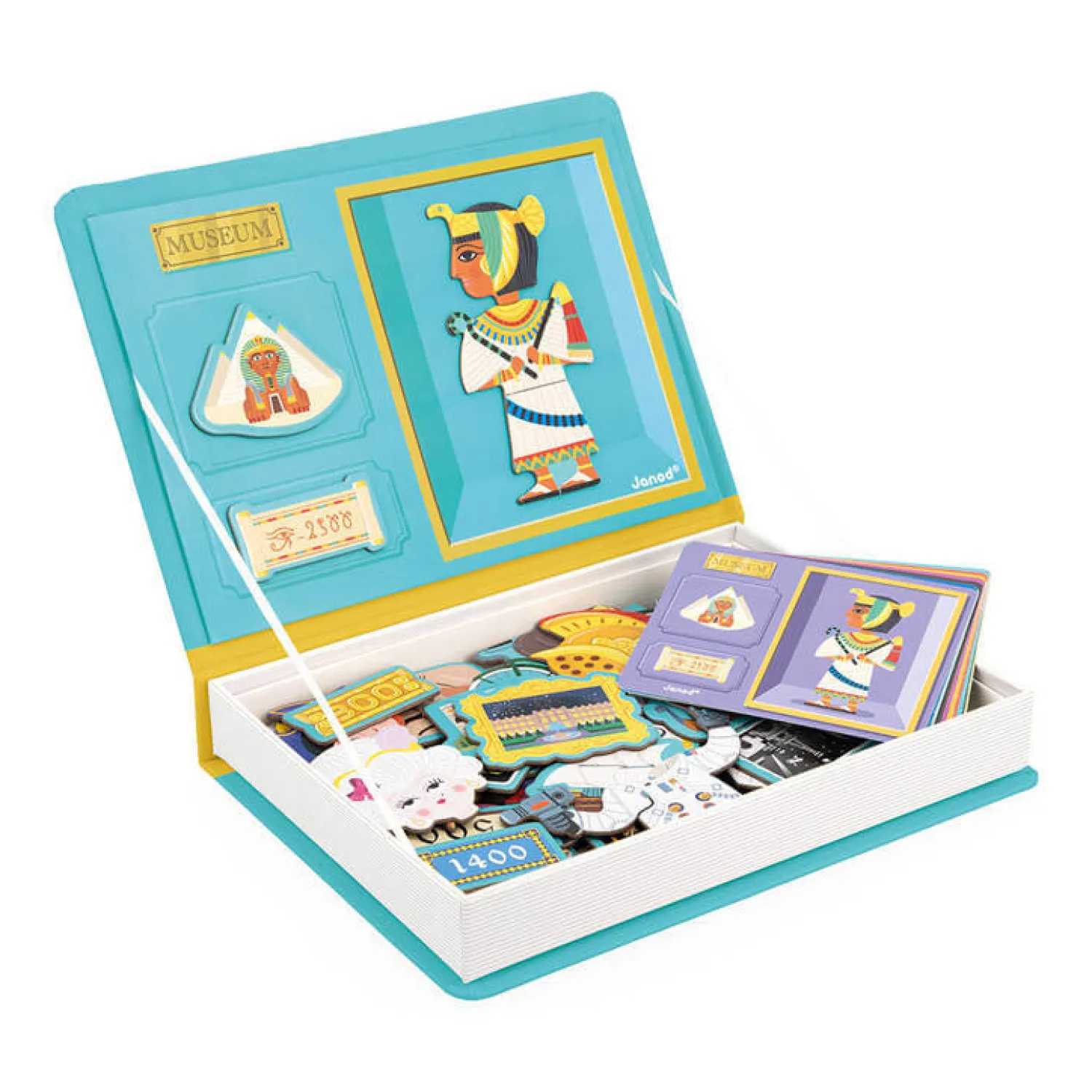 Janod Magnetyczna układanka Historia Magnetibook