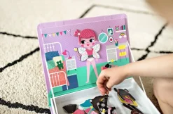 Janod Magnetyczna układanka Kostiumy Dziewczynka Magnetibook