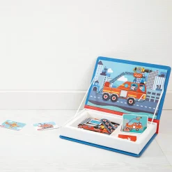 Janod Magnetyczna układanka Straż pożarna Magnetibook