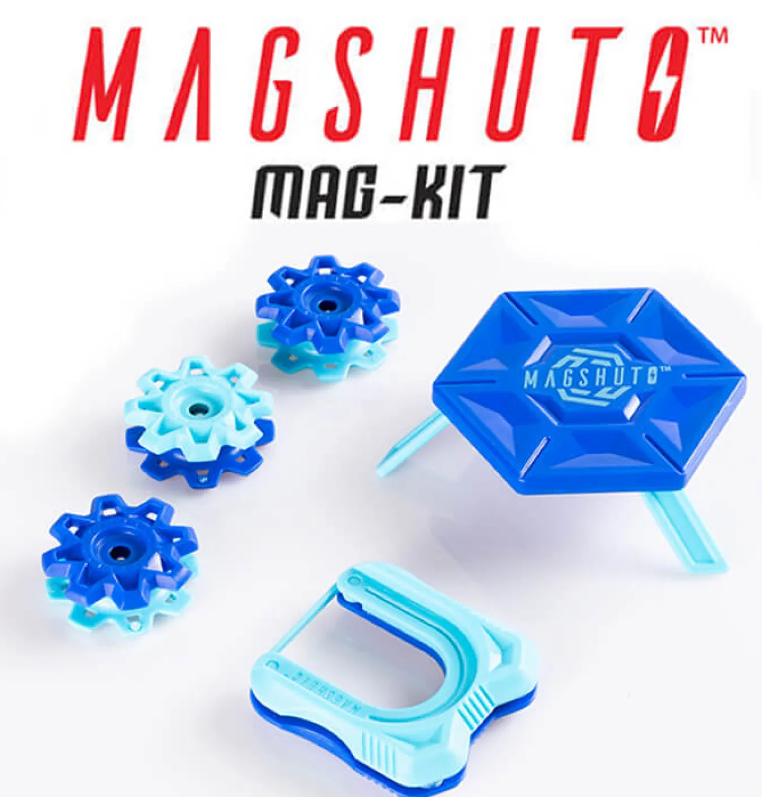 Fat Brain Toys MagShuto Zestaw Startowy - Niebieski