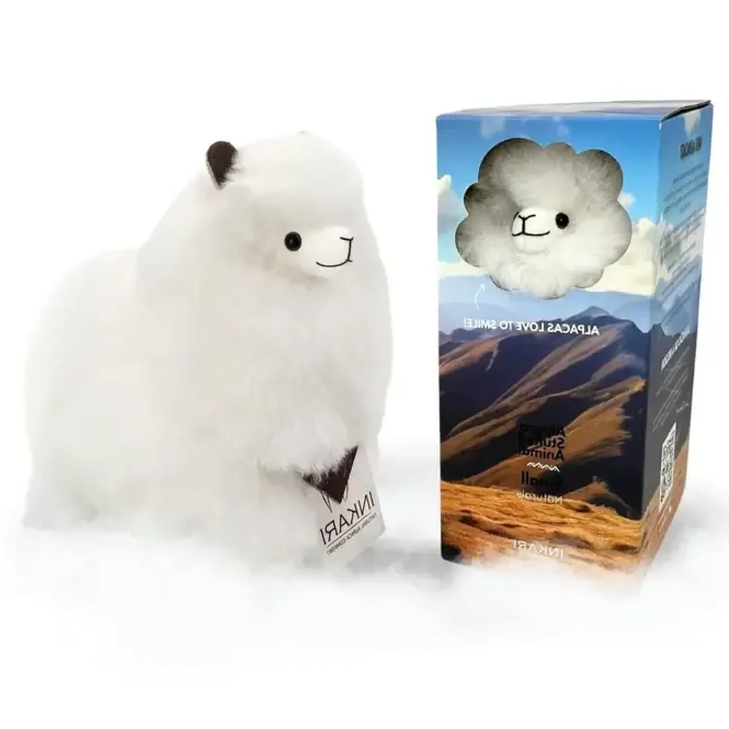 Inkari Maskotka Alpaka - Ivory White