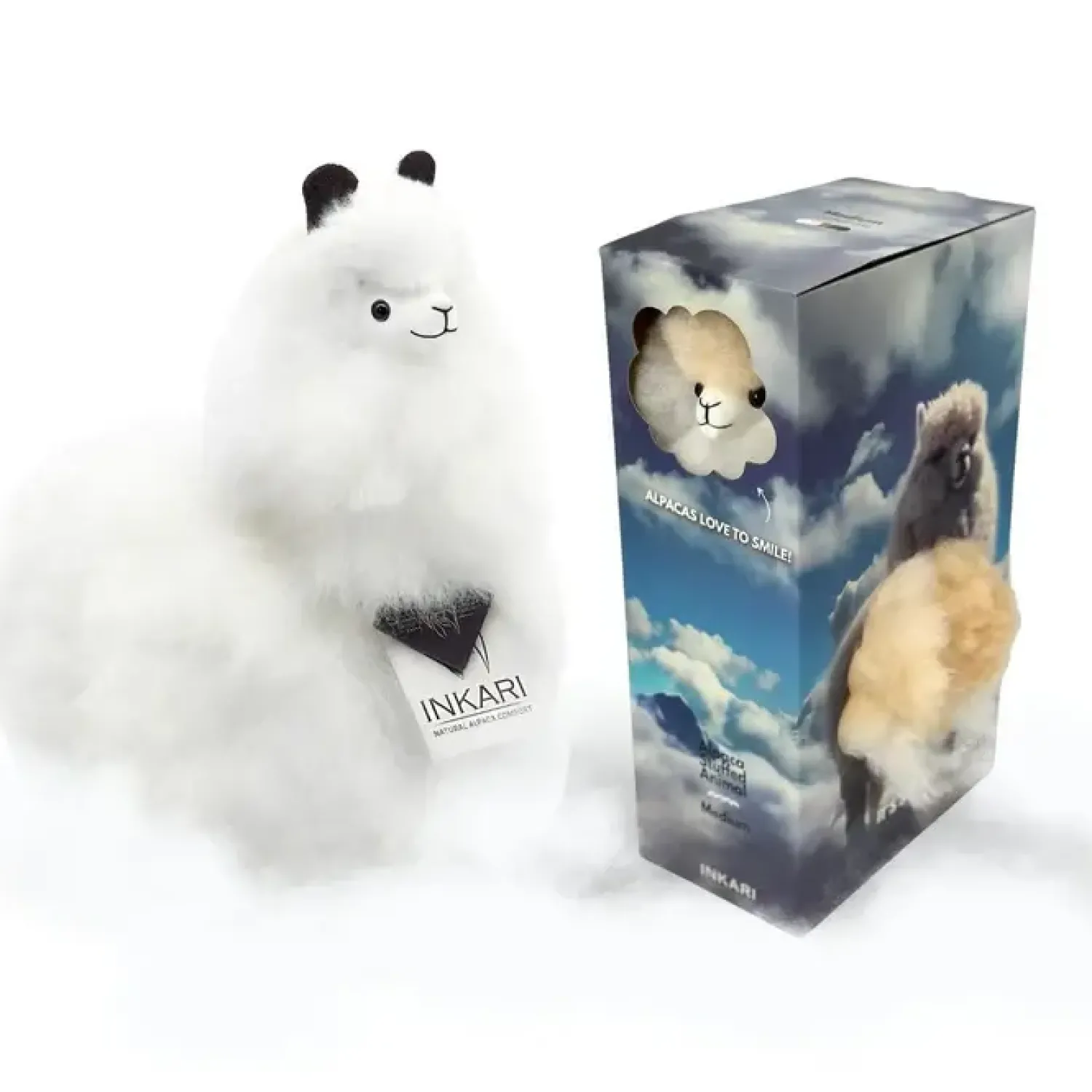 Inkari Maskotka Alpaka - Ivory White