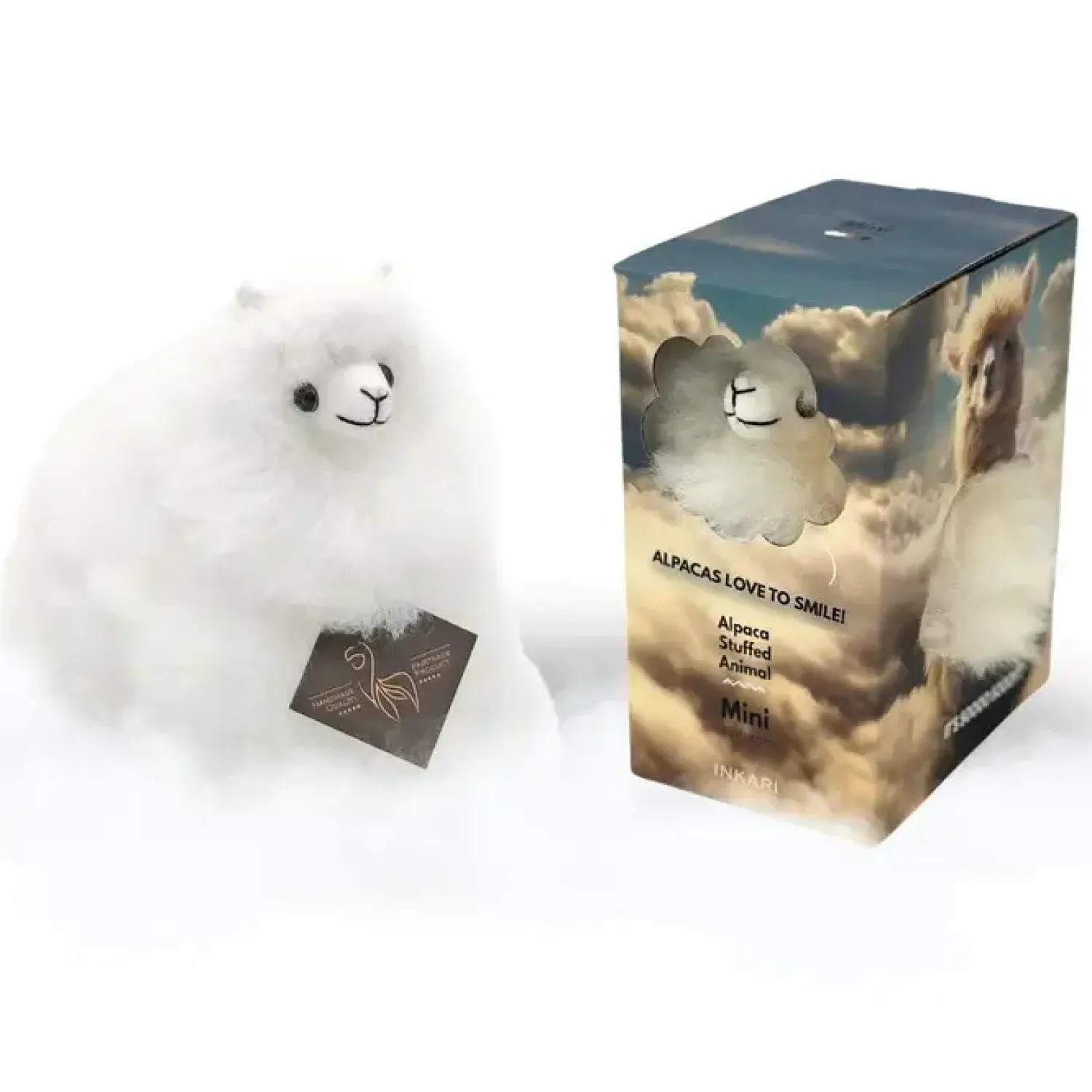 Inkari Maskotka Alpaka - Ivory White
