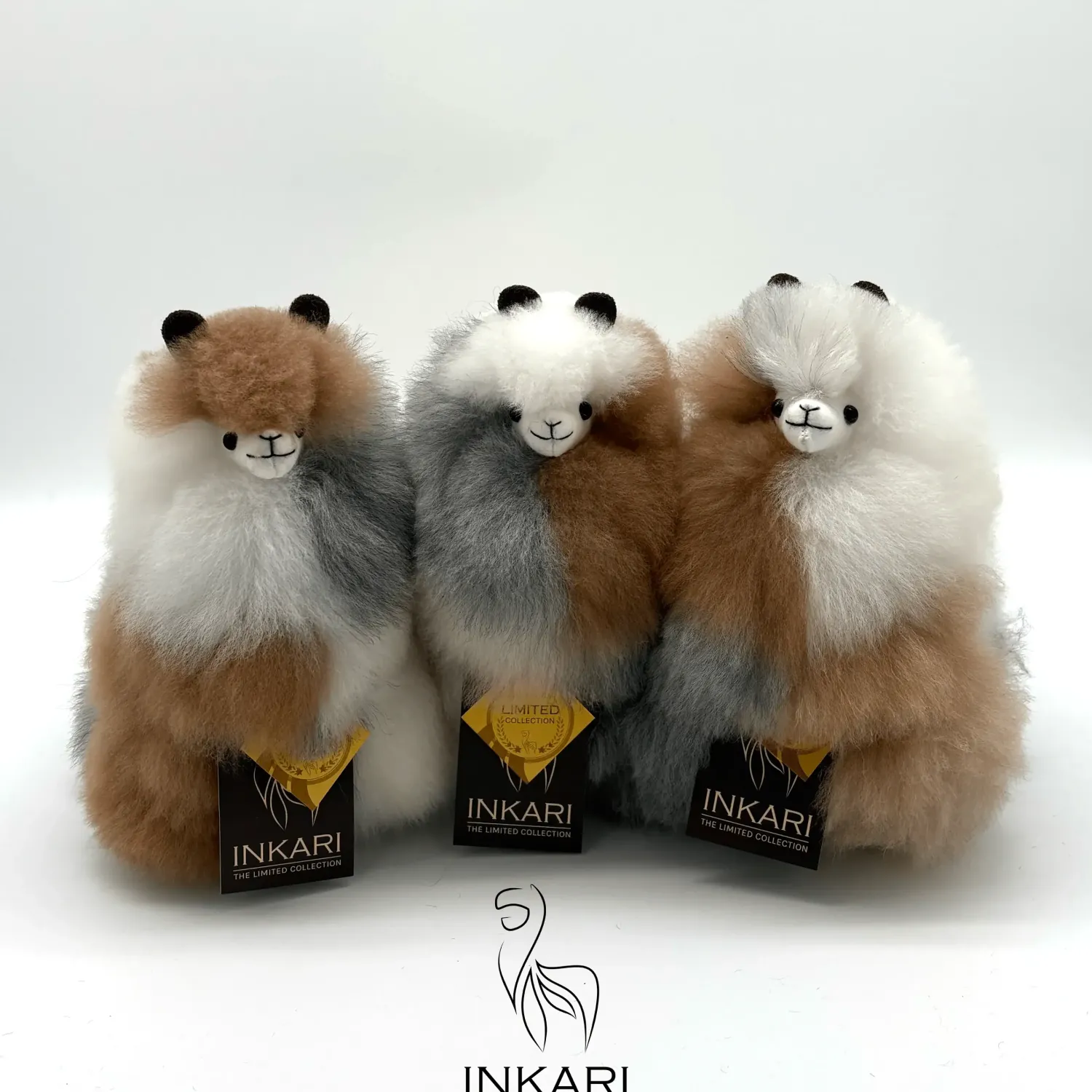 Inkari Maskotka Alpaka - Light Grey Calico