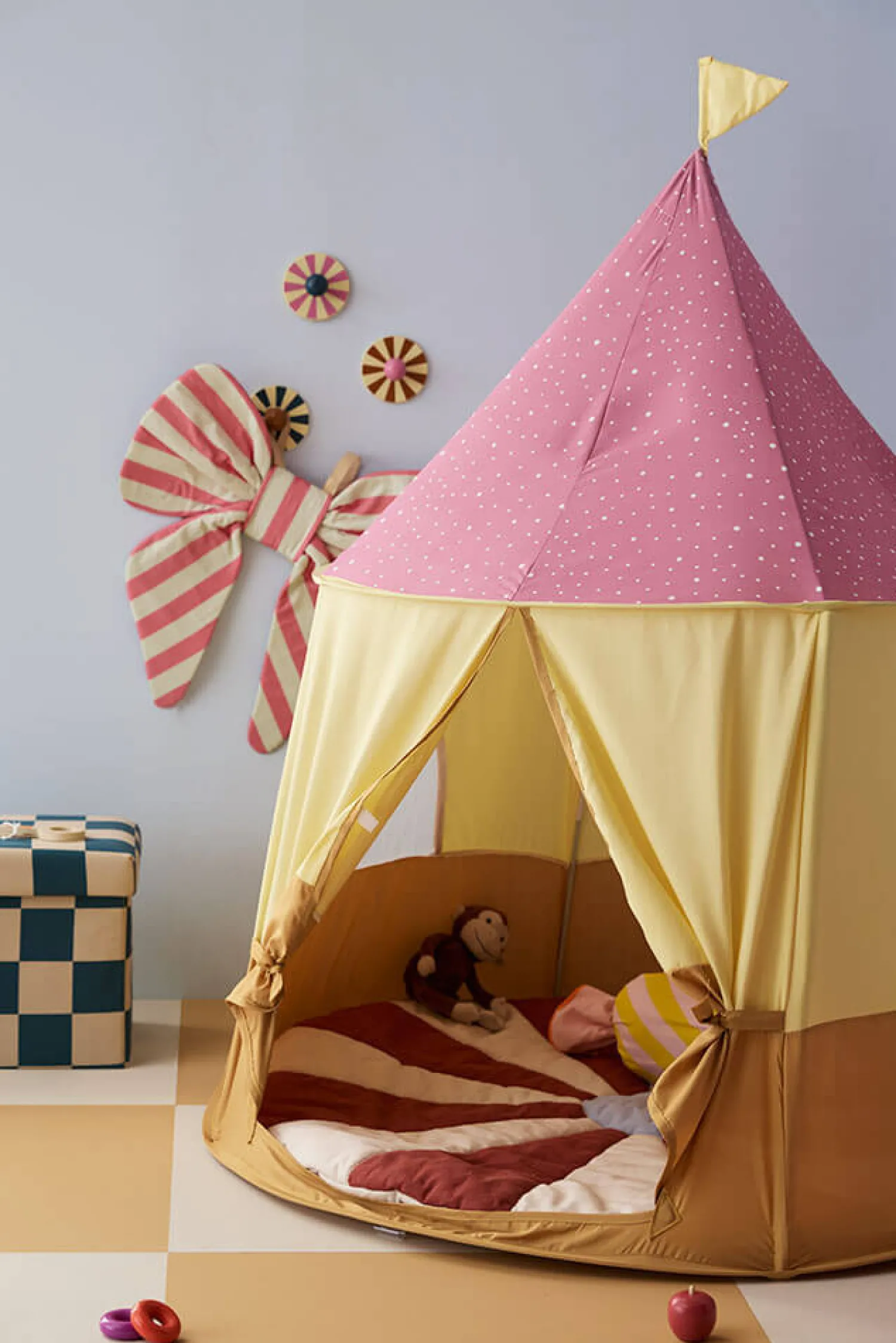 Dzieci Kids Concept Mata do zabawy Circus - czerwona