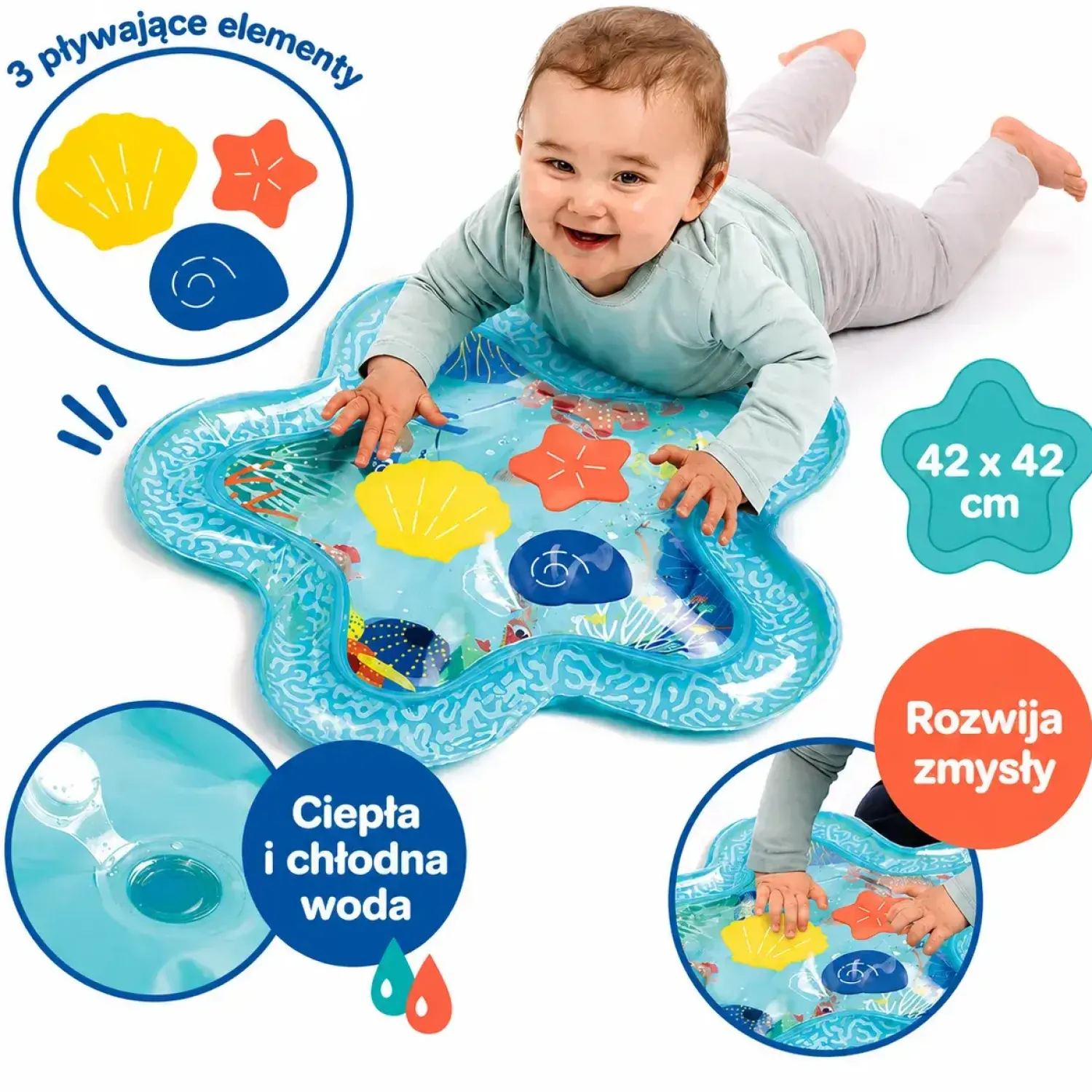 LUDI Mata wodna dla niemowląt - GWIAZDA