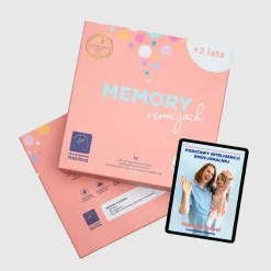 rozwojowa mama Memory o emocjach – gra o emocjach + mini e-book 2+