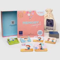 rozwojowa mama Memory o emocjach – gra o emocjach + mini e-book 2+