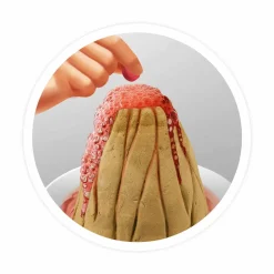 Buki Mini wulkan - erupcja i odkopywanie