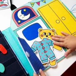 OMY Montessori miękka książka aktywizująca - Mój Dzień