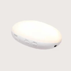 Moonie 2.0 SILVER - szumiący miś z lampką