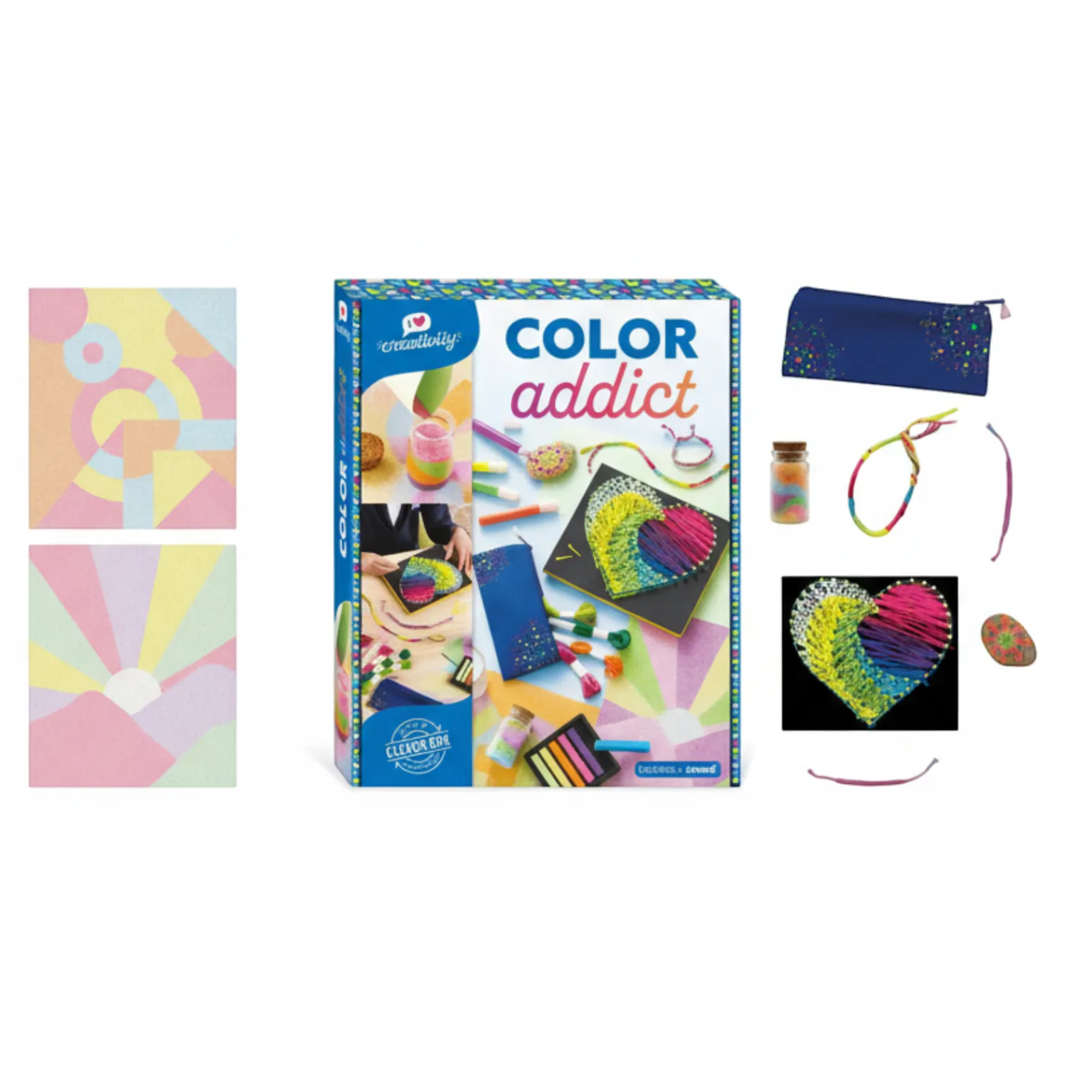 Janod Multizestaw kreatywny - Kolory I love creativity 8+