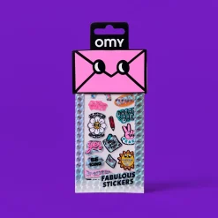 OMY Odlotowe winylowe naklejki - ICONIC WIADOMOŚĆ