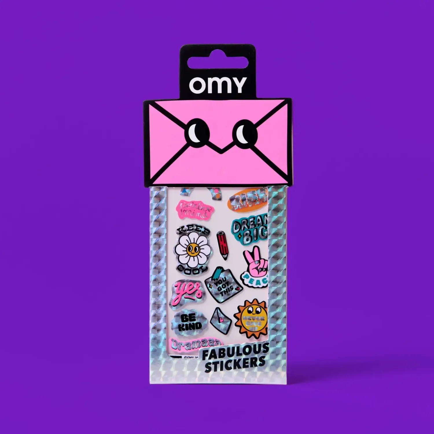 OMY Odlotowe winylowe naklejki - ICONIC WIADOMOŚĆ
