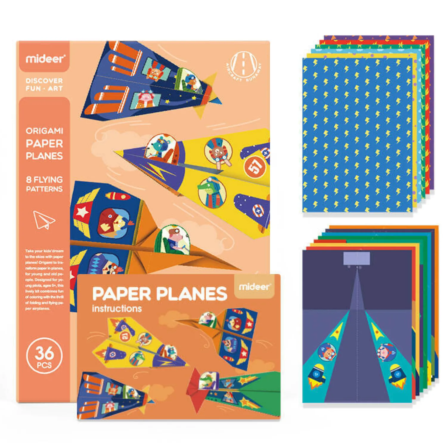 Mideer Origami - Papierowe samoloty