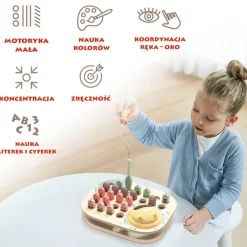 TOPBRIGHT Łowimy Rybki ABC – magnetyczna gra zręcznościowa, 2+
