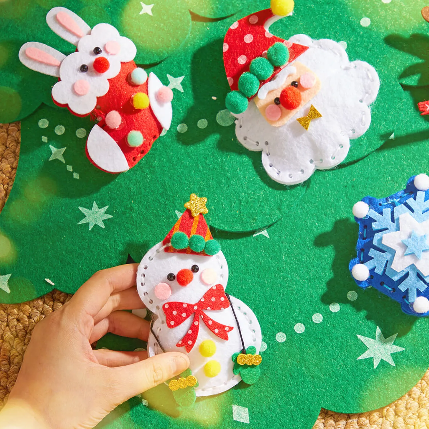 Mideer Ozdoby świąteczne na choinkę DIY 8+
