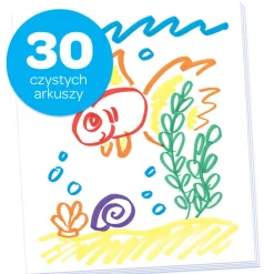 Crayola Papier do kolorowania magicznymi flamastrami Color Wonder Mess Free 3+