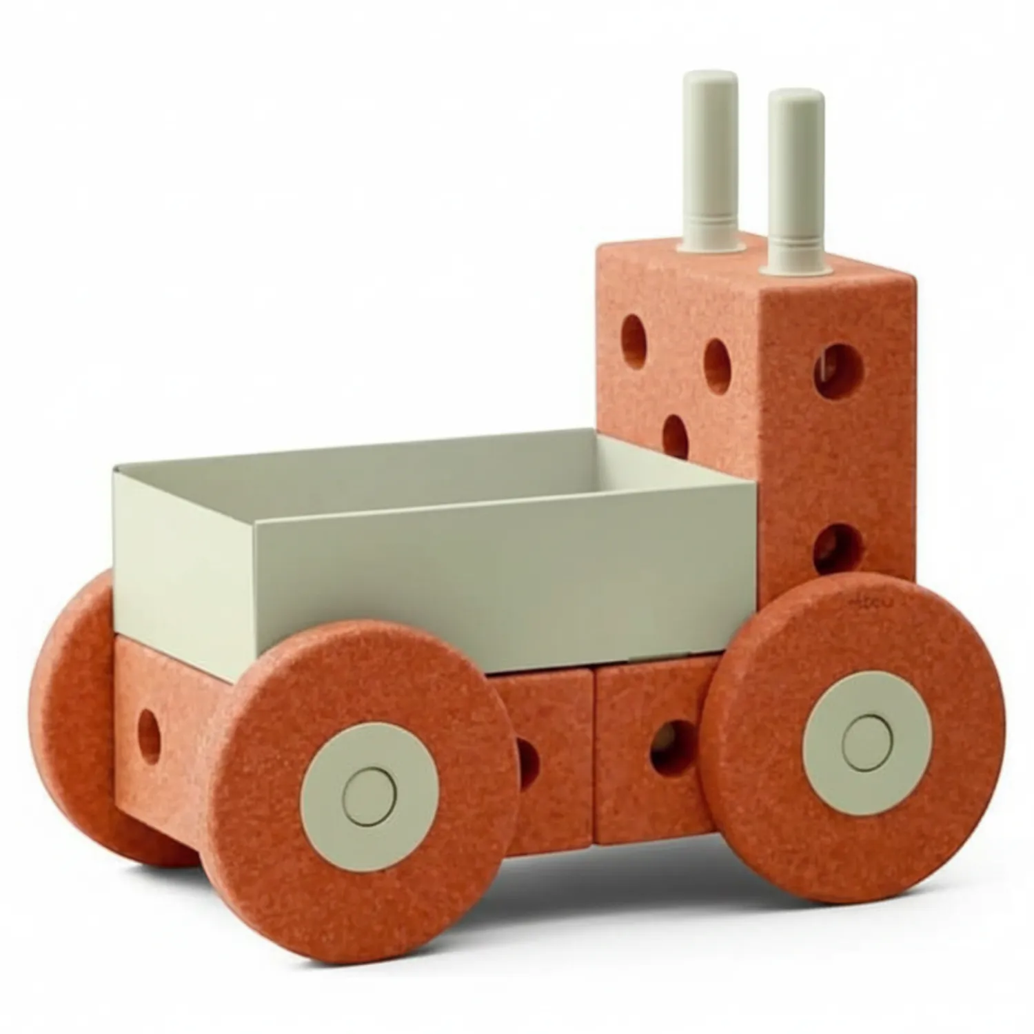 Dzieci MODU Pchacz 3w1 - Burnt Orange, Dusty Green