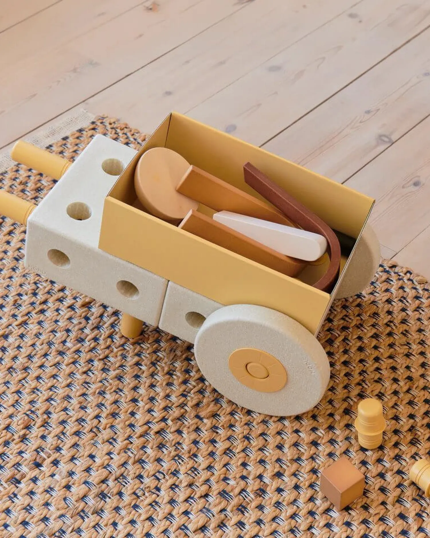 Dzieci MODU Pchacz 3w1 - Sand Grey, Honey Yellow