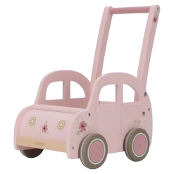 Dzieci Little Dutch Pchacz wózeczek drewniany na zabawki Pink FSC