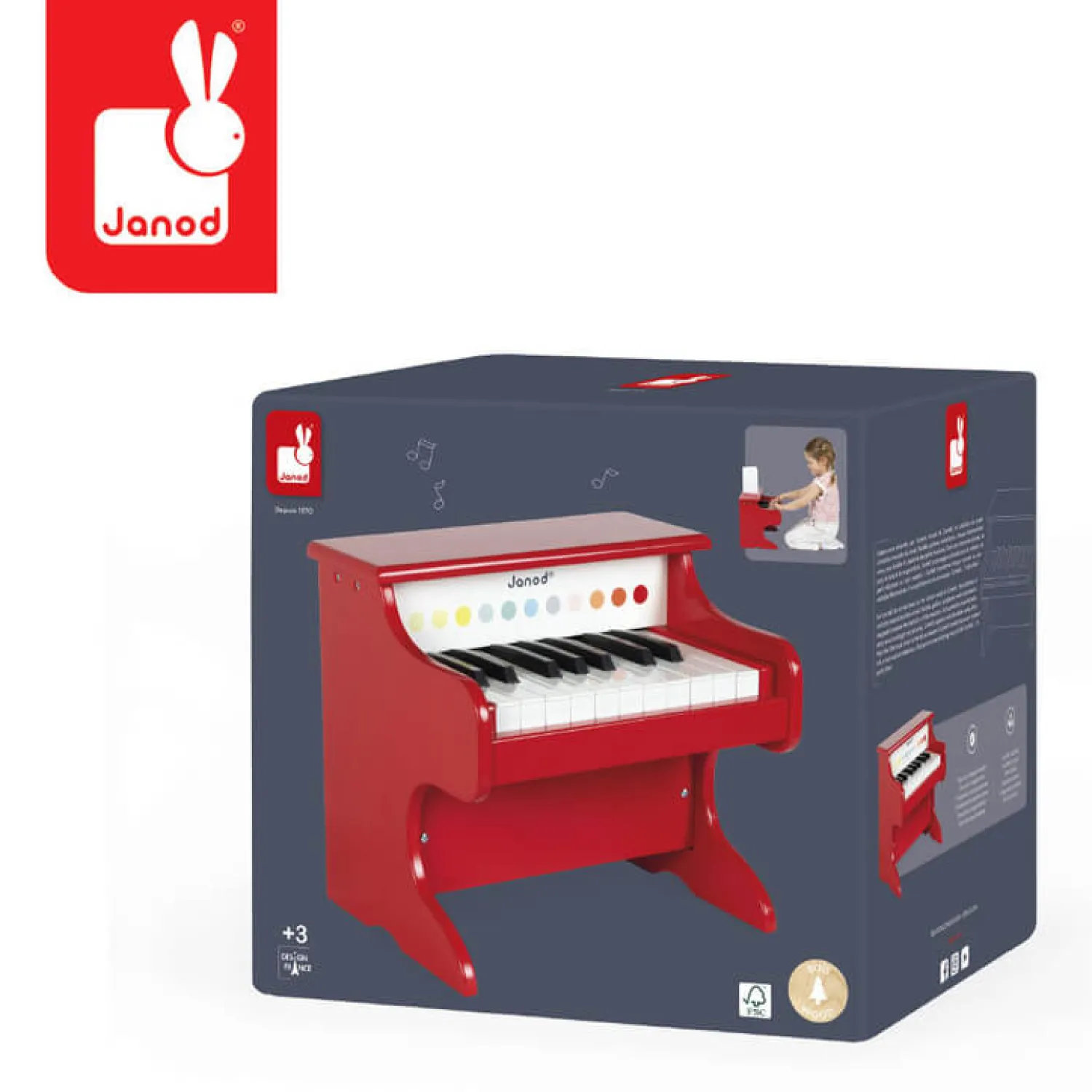 Janod Pianino elektroniczne Confetti