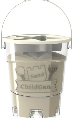 ChildGen Piasek kinetyczny z foremką, 100% NATURALNY, 500g