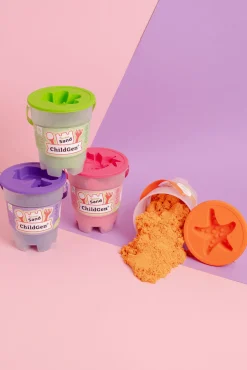 ChildGen Piasek kinetyczny z foremką, 100% naturalny RÓŻOWY, 500g