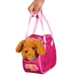 OurGeneration Piesek PUDEL w torebce – Hop in Dog Carrier