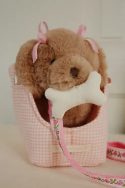 Konges slojd Piesek w torebce - pink check