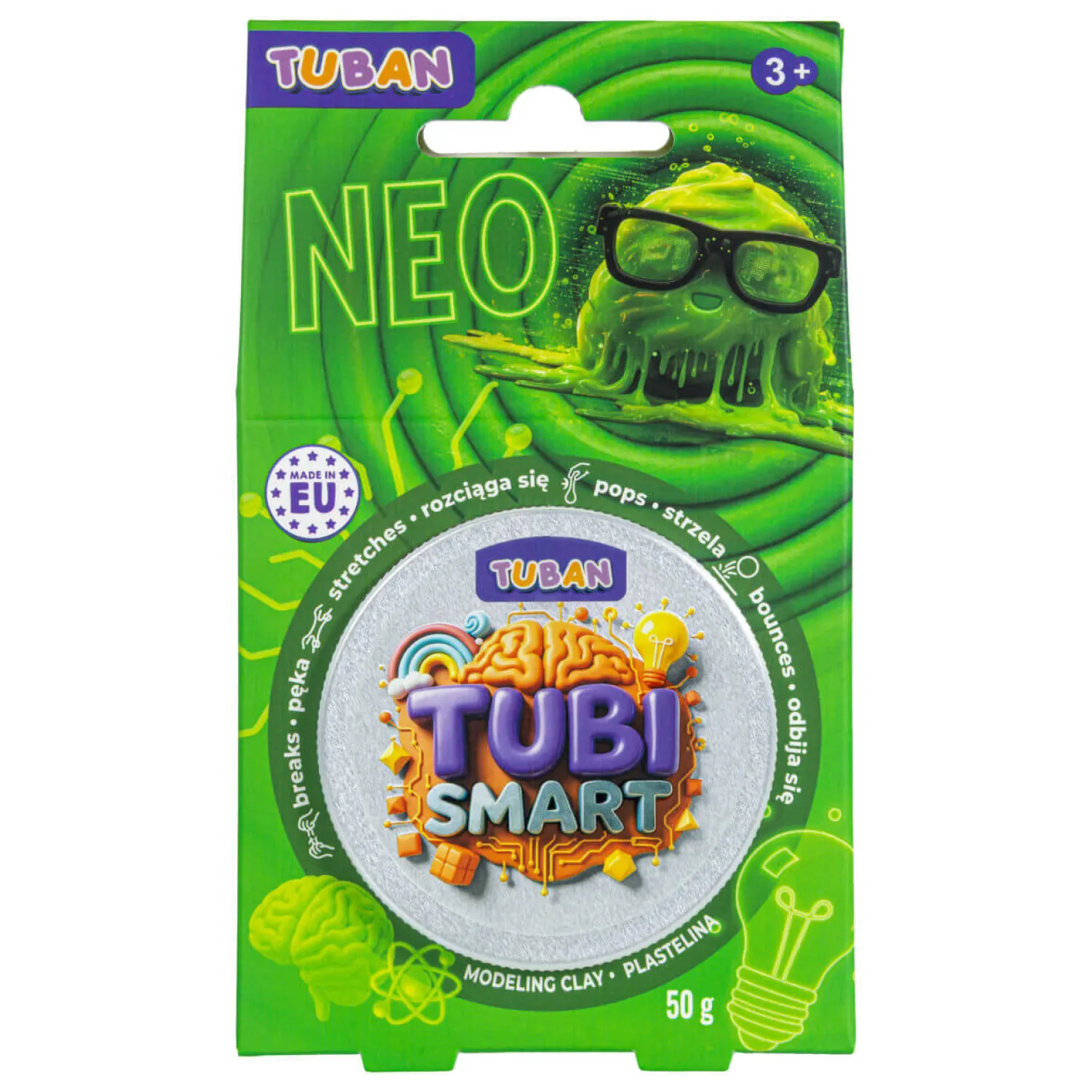 Tuban Plastelina Tubi Smart - NEO, 50g