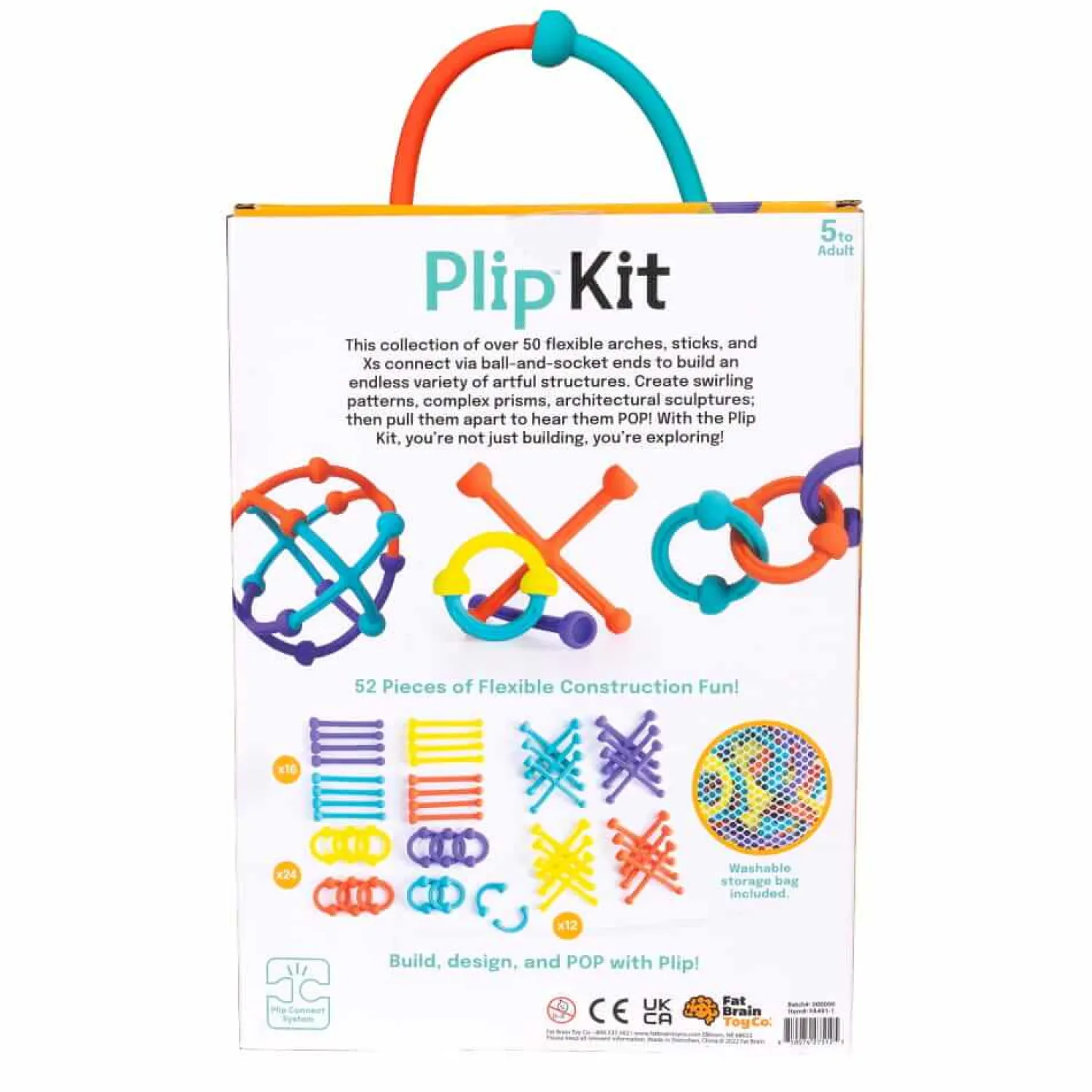 Fat Brain Toys Plip Silikonowe Klocki