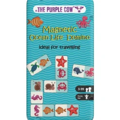 The Purple Cow Podróżna gra magnetyczna - Domino Ocean