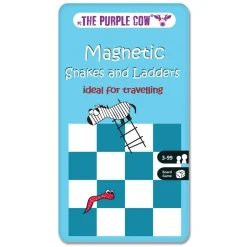 The Purple Cow Podróżna gra magnetyczna - Węże i drabiny
