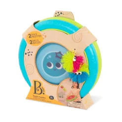 B.Toys Poppin’ Paddles – gra zręcznościowa – sprężyste dyski z kudłatymi piłeczkami