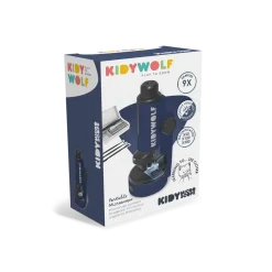 Kidywolf Przenośny mikroskop KIDYMICROSCOPE - granatowy