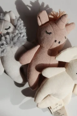 Konges slojd Przytulanka sensoryczna Mini Jednorożec - rose swan