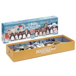 Londji Puzzle dla dzieci, nauka liczenia, Pingwinki