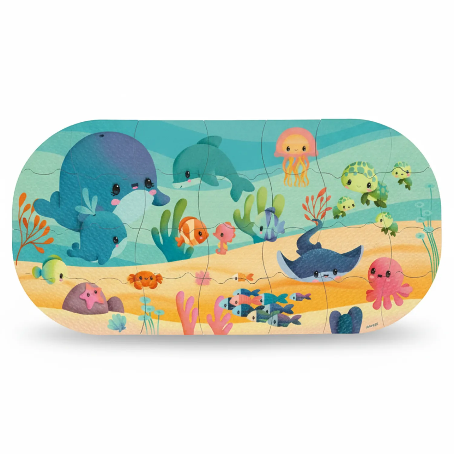 Janod Puzzle do kąpieli Ocean 28 elementów 3+