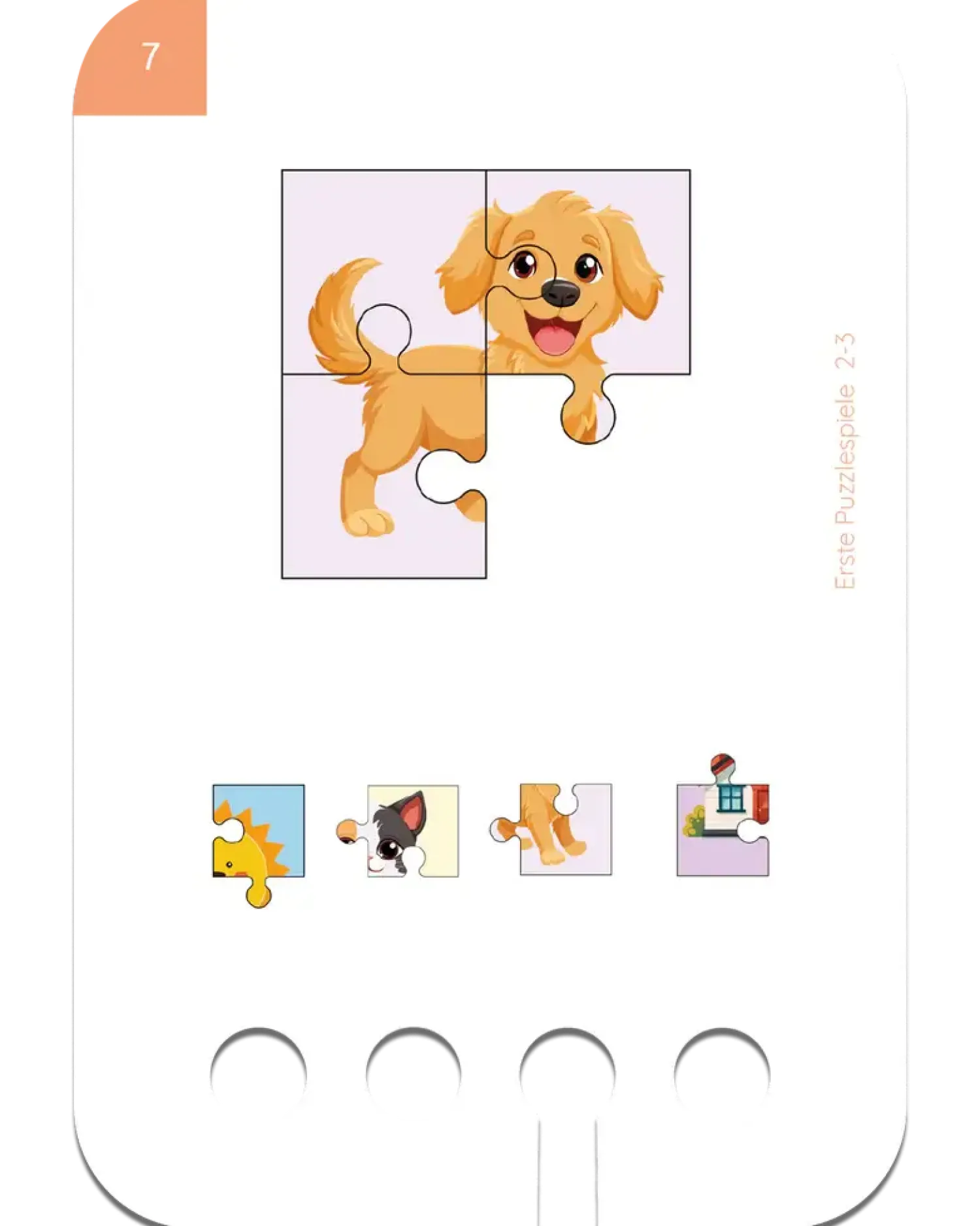 WiemTo Puzzle Dopasuj Element. Karty dla dzieci 2-3 latka