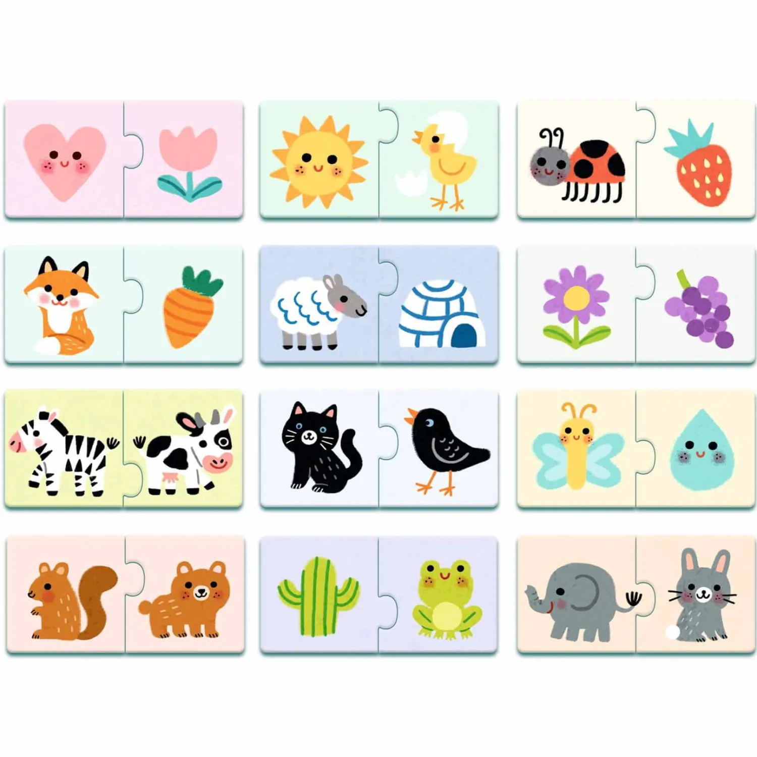 Djeco Puzzle duo KOLORY