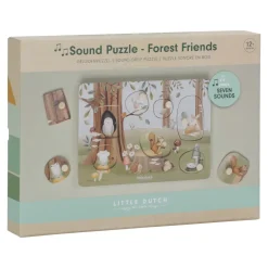 Little Dutch Puzzle dźwiękowe Forest Friends FSC