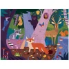 Mudpuppy Puzzle dwustronne Las nad i pod ziemią 100 elementów 6+