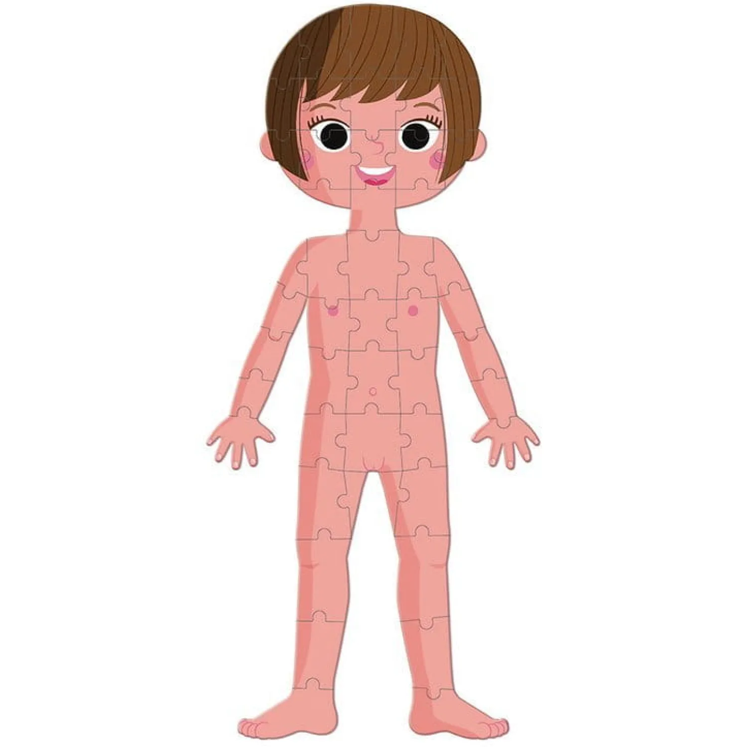 Janod Puzzle edukacyjne Ciało człowieka 50, 75 i 100 elementów 5 +